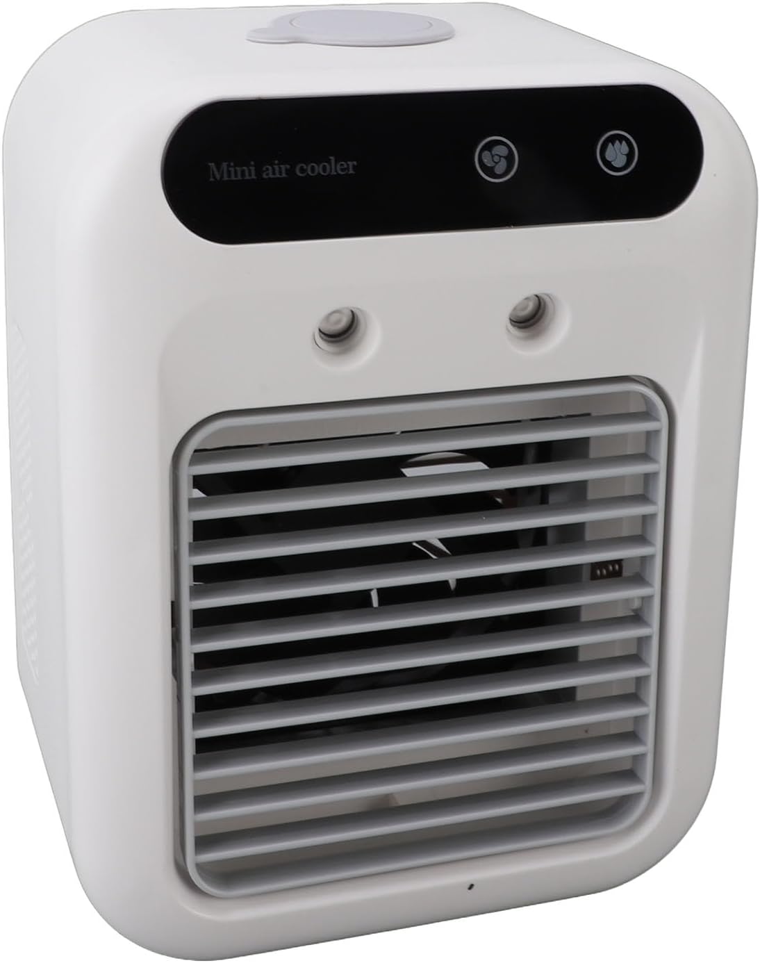 Portable Air Conditioner, Water Cooled Low Energy Consumption Evaporative Air Cooler 500ml Water Long Lasting Spray Desktop Cooling Fan for Home Camping Car Office