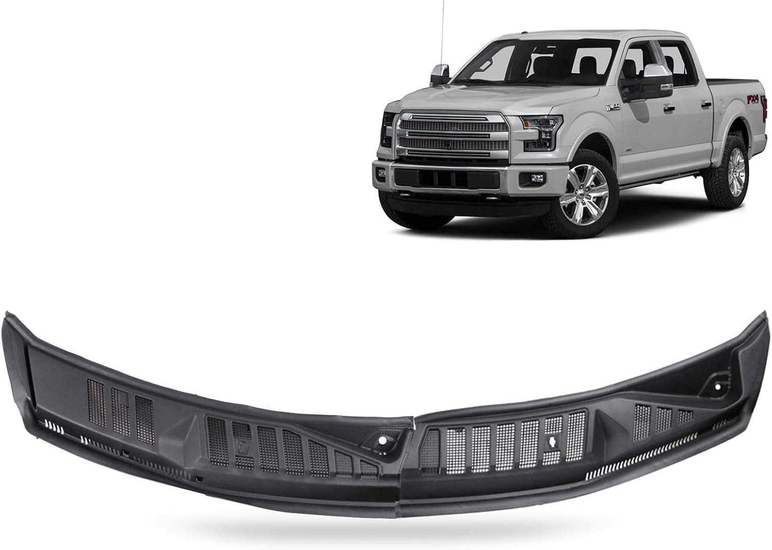 Windshield Cowl Wiper Panel Grille Fits Ford F150 2015-2020
