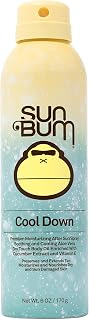 Sun Bum Cool Down Aloe Vera Spray | Vegan After Sun Care with Cocoa Butter to Soothe and Hydrate Sunburn Pain Relief | 6 oz