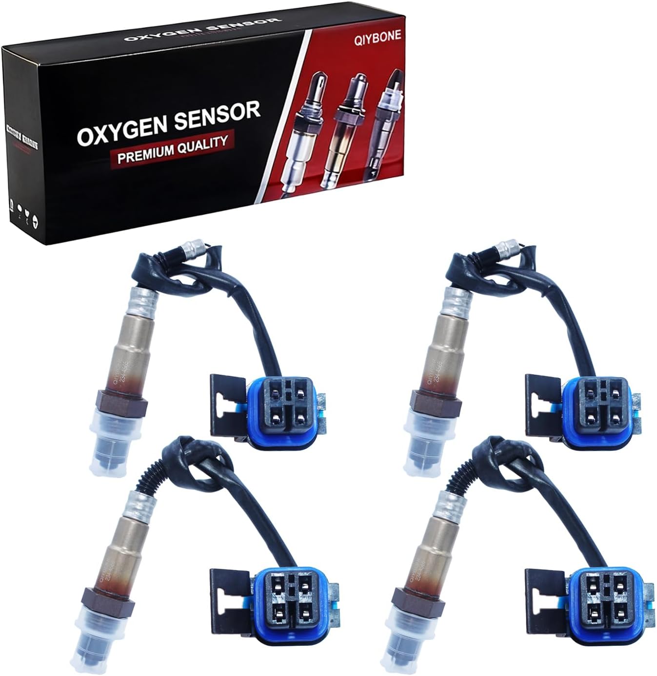 4PCS Oxygen O2 Sensor Upstream Downstream 234-4566 234-4565 for Chevy/Chevrolet Impala Traverse Colorado GMC Acadia Canyon Cadillac XTS Buick Enclave 3.6L 2012 2013 2014 2015 2016 2017 2018 2019 2020
