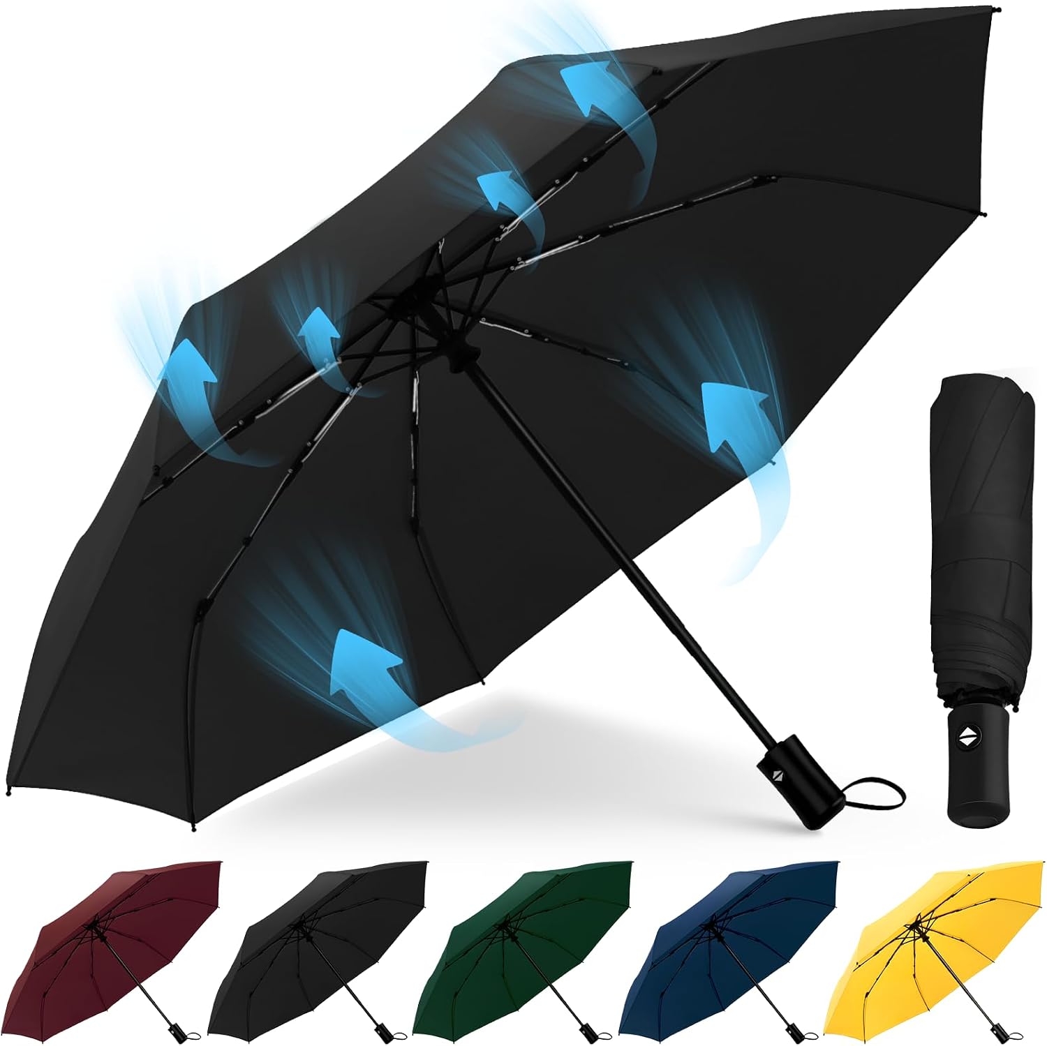 40/42/46/50inch UPF 50+ Sun Umbrella UV Protection UV Umbrellas