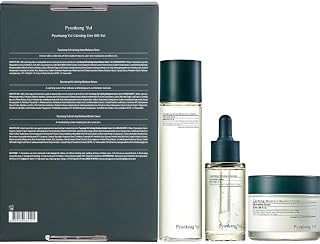 Pyunkang Yul Calming Line Gift Box Set-Korean Facial Skin Care Essential for Daily Moisturizing with Toner, Serum, Cream, Safe on Acne Prone & Sensitive Skin, Vegan & Cruelty Free