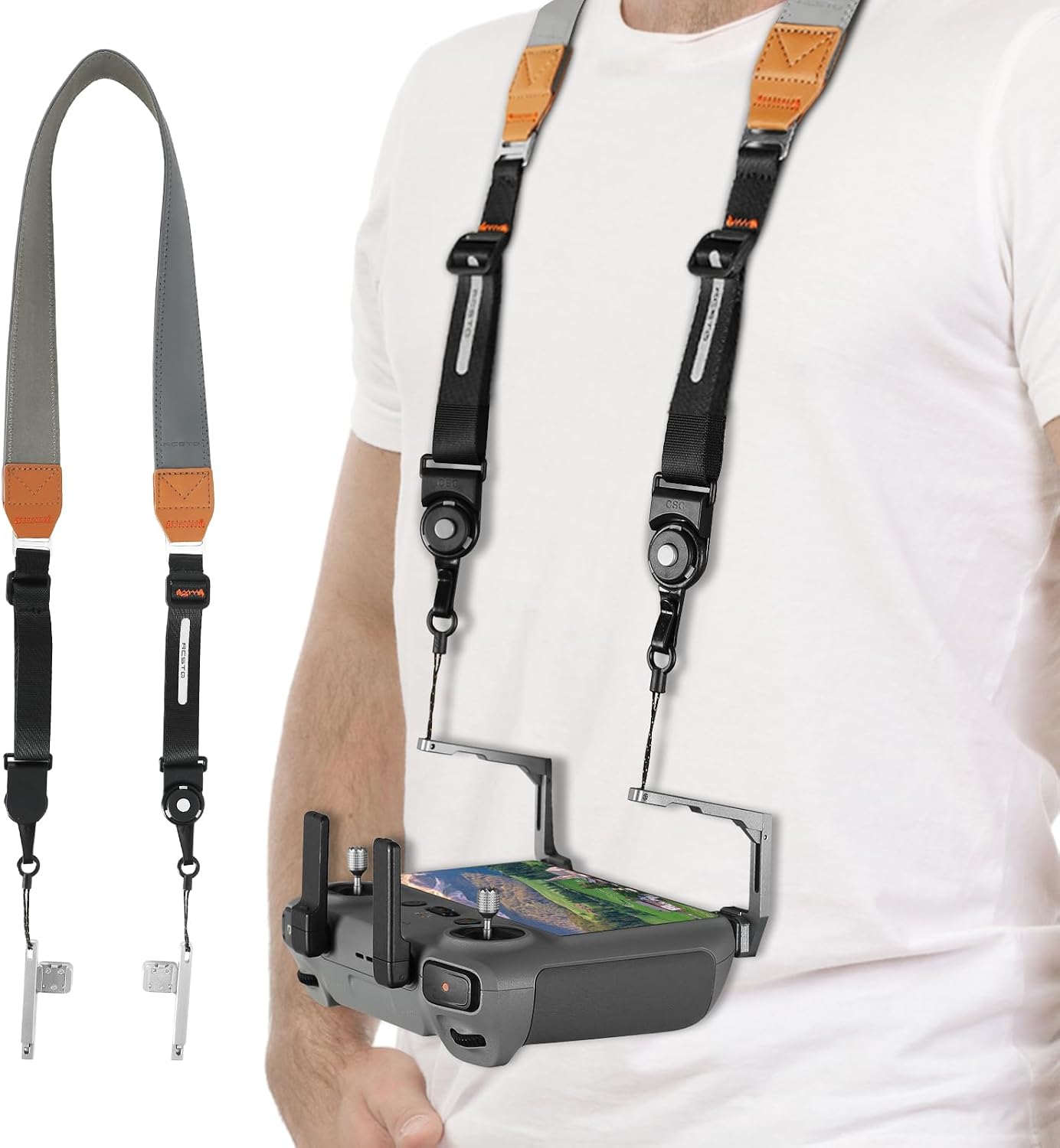 RCstyle Neck Lanyard for RC & RC 2 & RC Pro,for DJI Flip, DJI Air 3S/Air 3, Mini 4 Pro, 2S, Mini 3/3 Pro Portable Lanyard Remote Control Neck Strap,Safe and Comfort