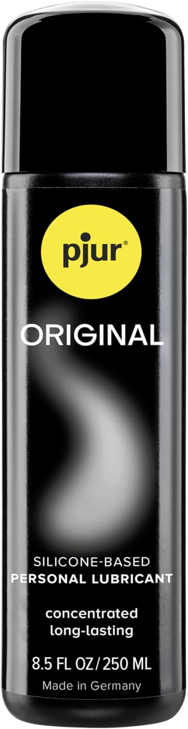 pjur Original Silicone-Based Lubricant, Premium Lube for Men, Women & Couples, Odorless, 250ml / 8.5 fl.oz