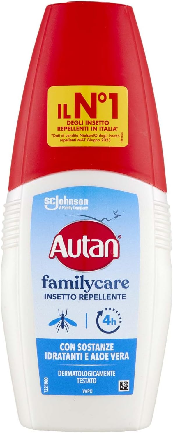 Autan Family Care Mosquito Repellent Lotion with Aloe Vera - 100 ml