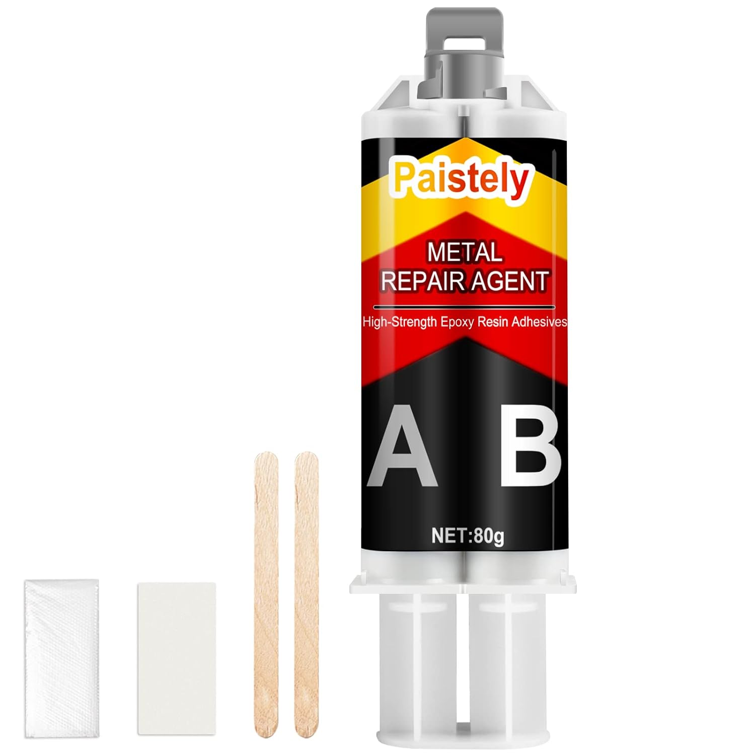 Metal Repair Agent, Metal Glue for Metals High Strength Bonds Alloyl to Alloy (40g*2), Weld Metals Repair Glue, Epoxy for Steel, Cast Iron