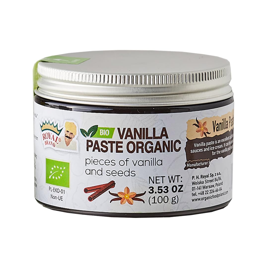 Vanilla Bean Paste 100 g (3.53 oz) - Organic/BIO- Pieces of Vanilla and Seeds