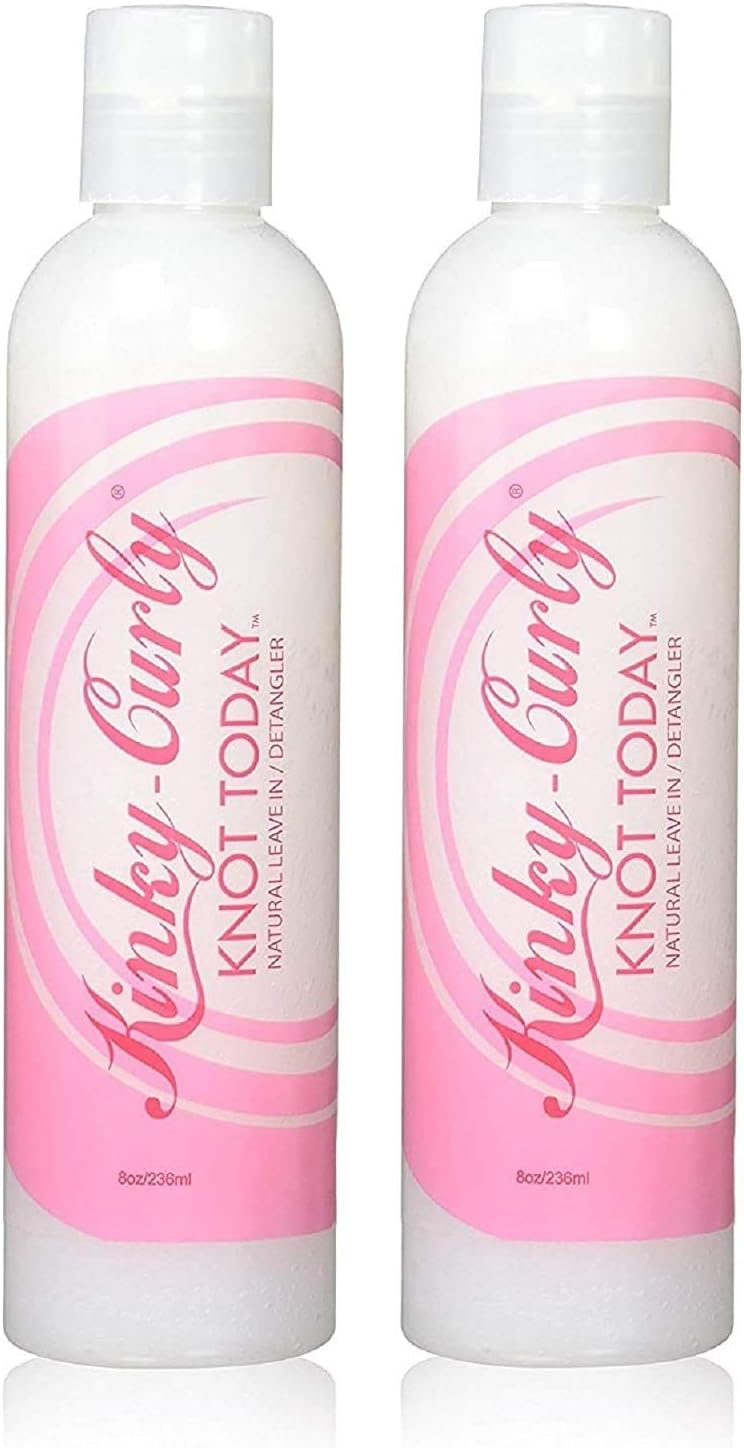 Kinky-Curly Knot Today Leave In Conditioner/Detangler - (2 Pack of 8 oz) by Kinky Curly