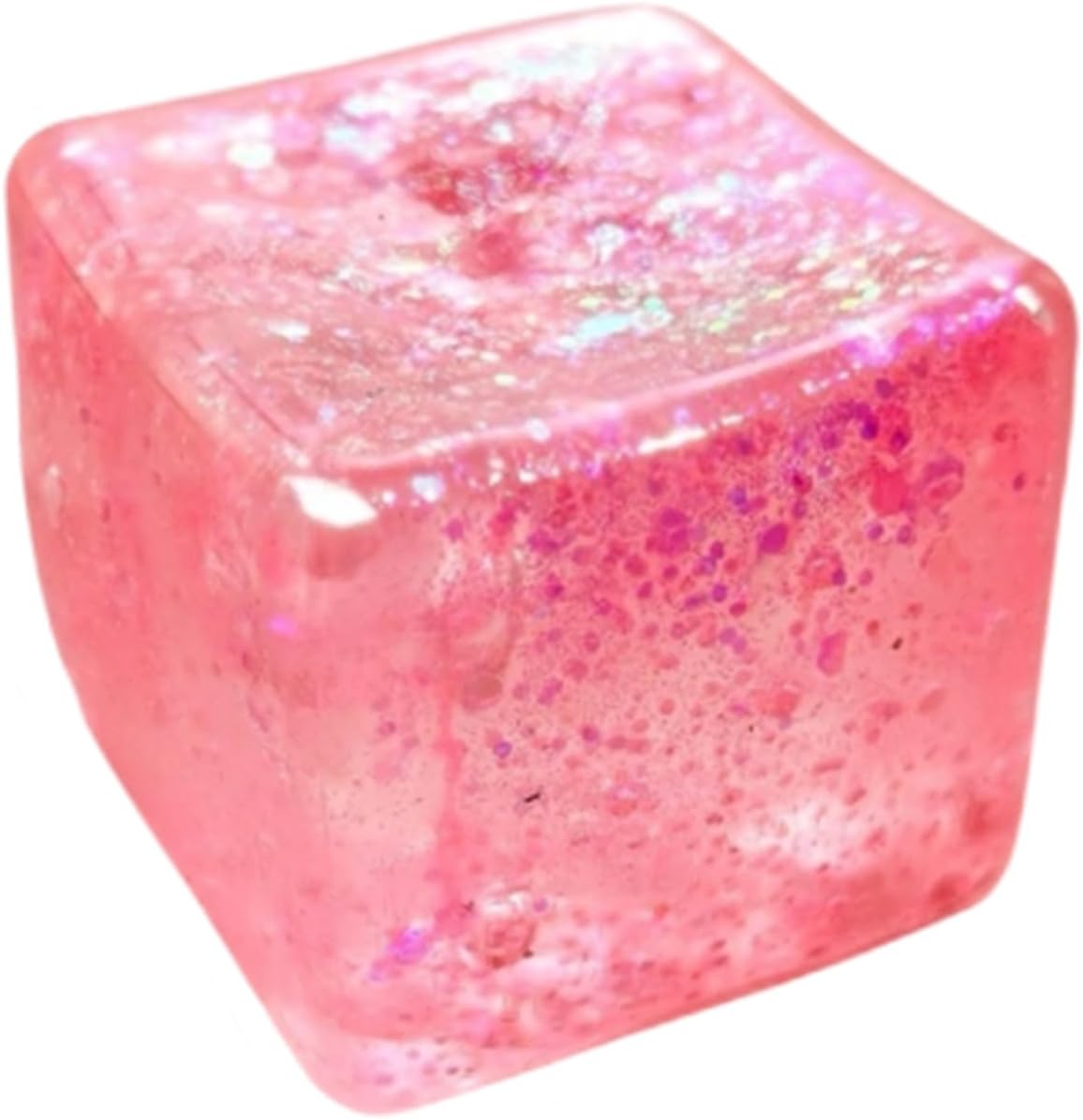 Premium Big Block Squeez'M Cube – 35% Larger Than The Standard Cube, Adults - Sensory Fidget for Stress Relief, Focus & Play – Colorful, Durable, Gift-Ready