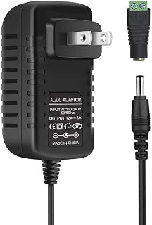 inShareplus 12V Power Supply, 12 Voltage 2A 24W Switching Power Supply, Drive, Power Adapter, AC 110V to 12 Volt Power Supply for LED Strip Light with 5.5/2.1mm DC Female Barrel Connector