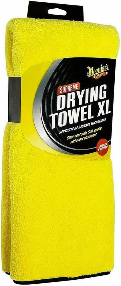 Meguiar's Supreme Drying Towel Extra Large, 78 x 54 cm, Yellow