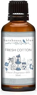 Barnhouse Blue Fresh Cotton 30ml Premium Fragrance Oil - for Candle, Soap Making, Aromatherapy, Diffusers, Home Care, & Humidifiers