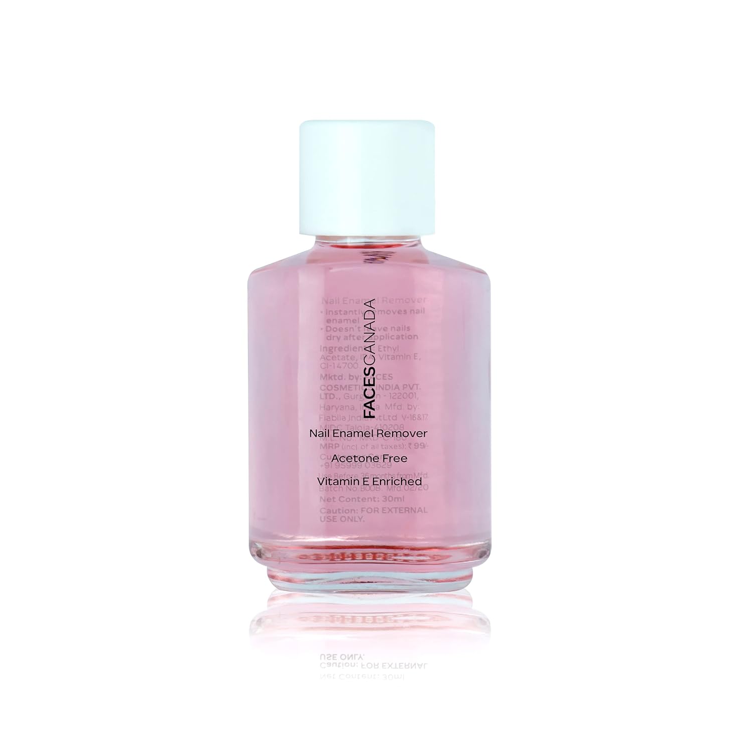 Nail Polish Remover | Acetone-Free Formula with Vitamin E | Gentle on Nails, No Dryness After Use | Fast-Acting Enamel Remover for Clean, Smooth Nails | 1.01 Fl Oz 30ml