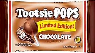 Tootsie Pops Tootsie Roll Pops Chocolate Flavor Limited Edition Single Flavor Lollipops - 13.2 Ounce Bag