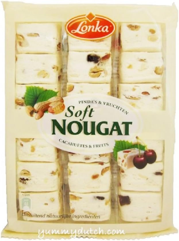 Lonka Peanut and Fruit Soft Nougat 7.5oz