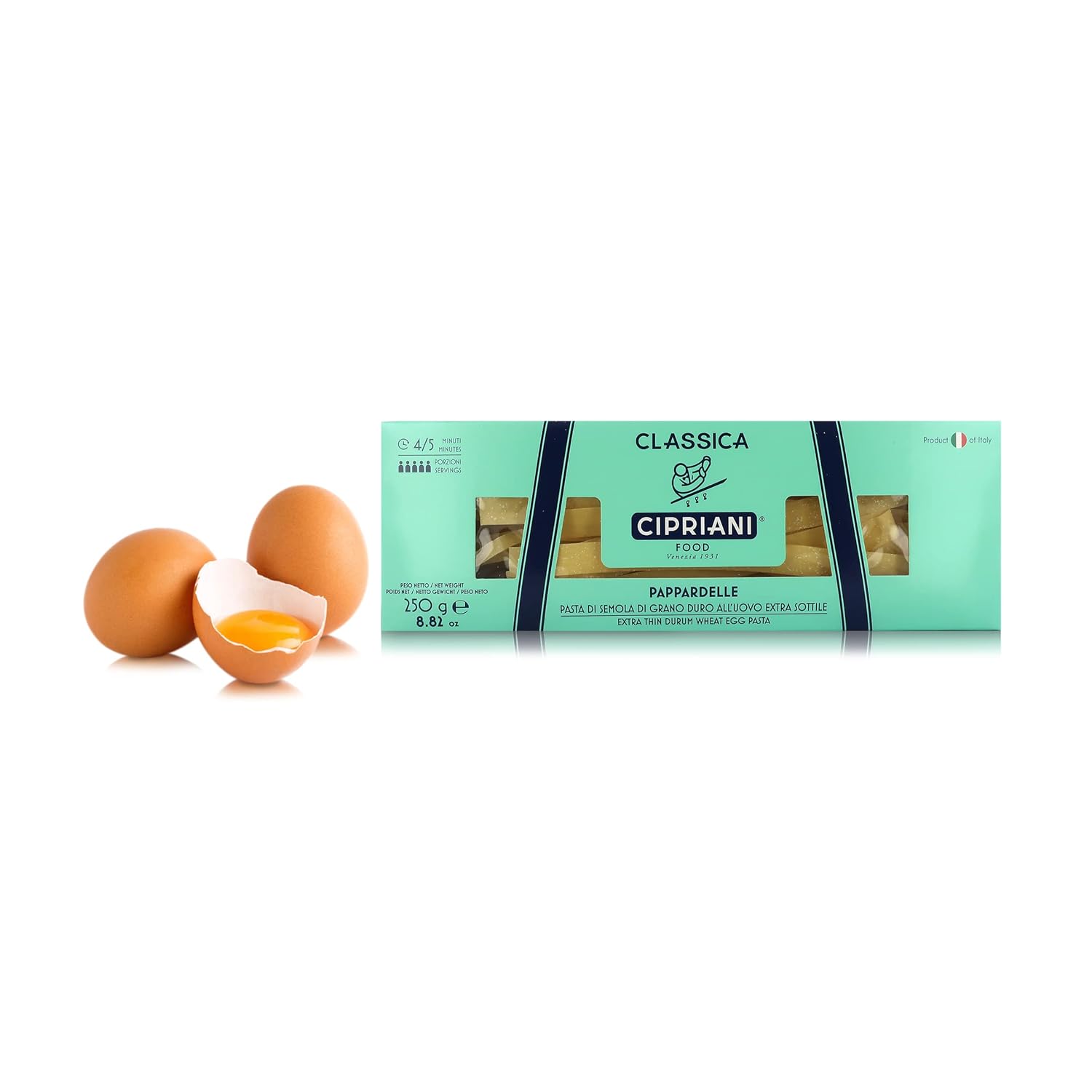 Cipriani Food Pappardelle Extra Thin Egg Pasta, 8.82 oz