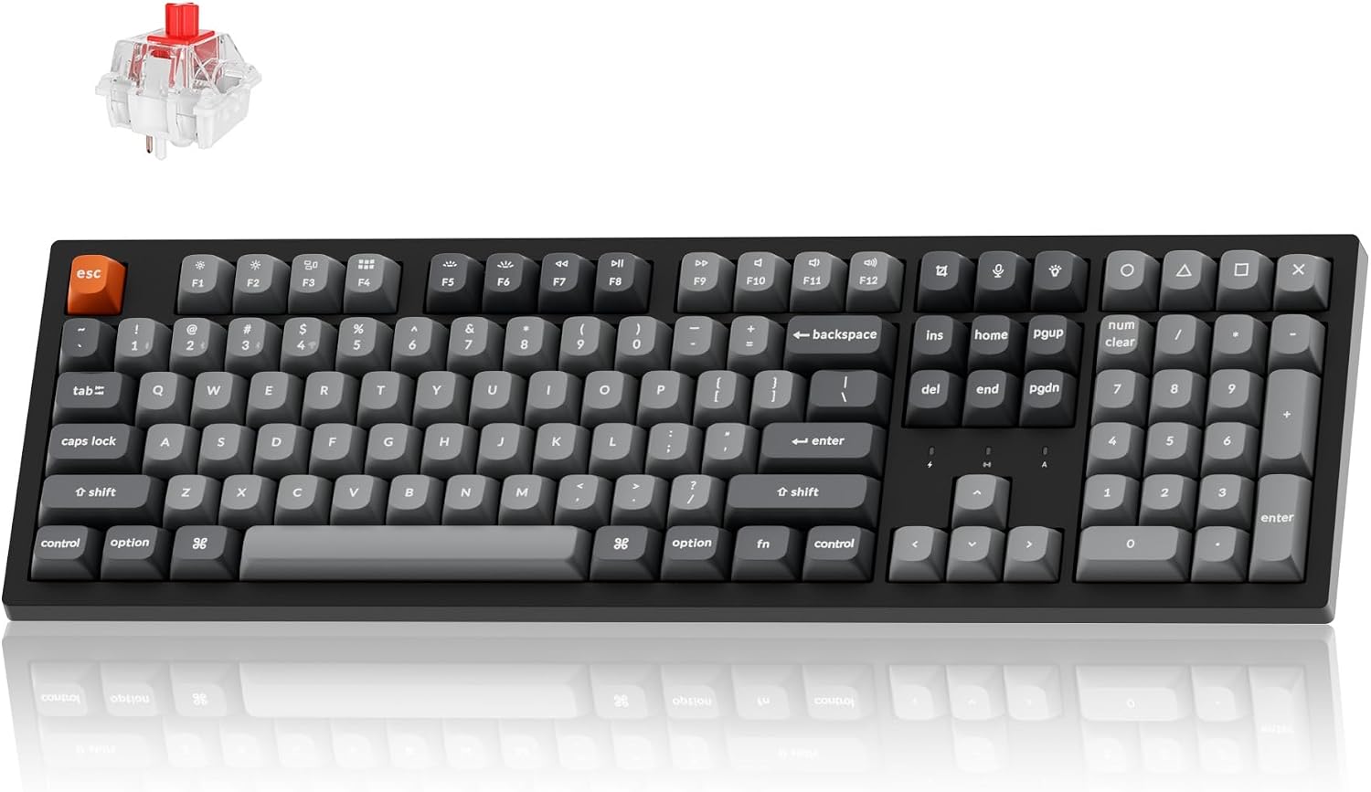 Keychron K10 Max QMK Wireless Custom Mechanical Full-Size Keyboard