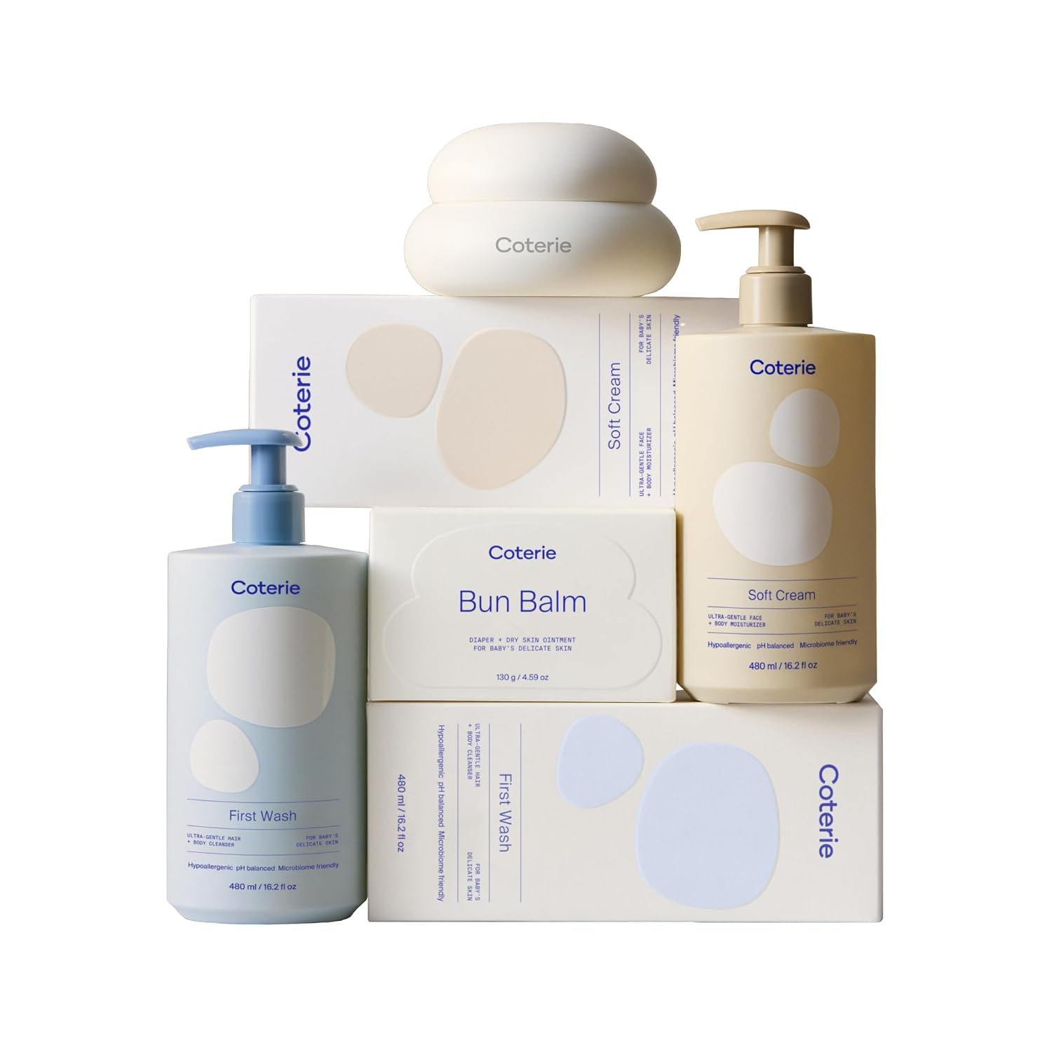 Coterie The Skin Essentials Baby Gift Set | Wash + Lotion + Balm