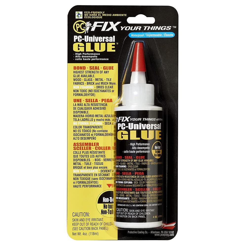 PC Products PC-Universal Glue, High Performance Adhesive, 4 oz, 804049, (Pack of 4, 24 Count)