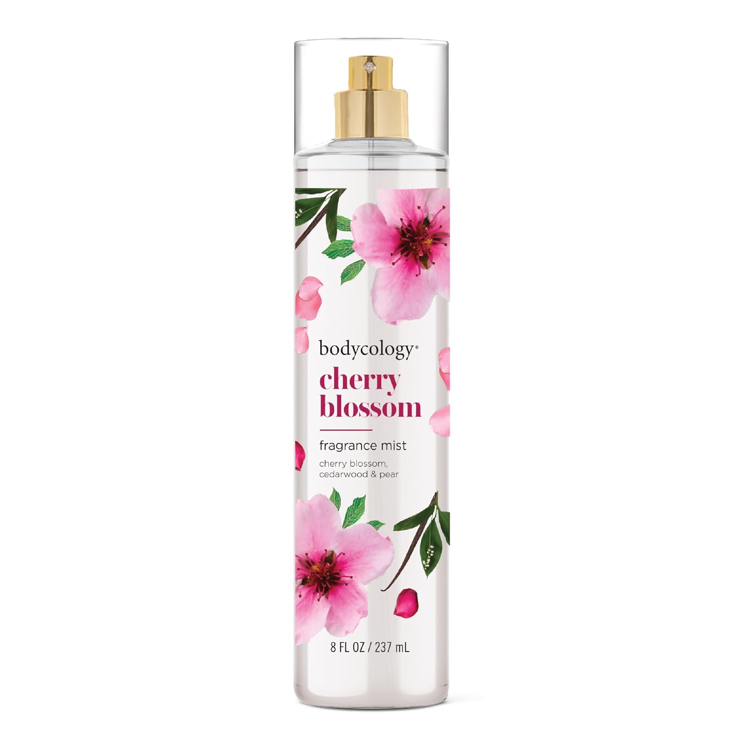 Bodycology Long-Lasting Fragrance Body Mist, Cherry Blossom, 8 fl oz