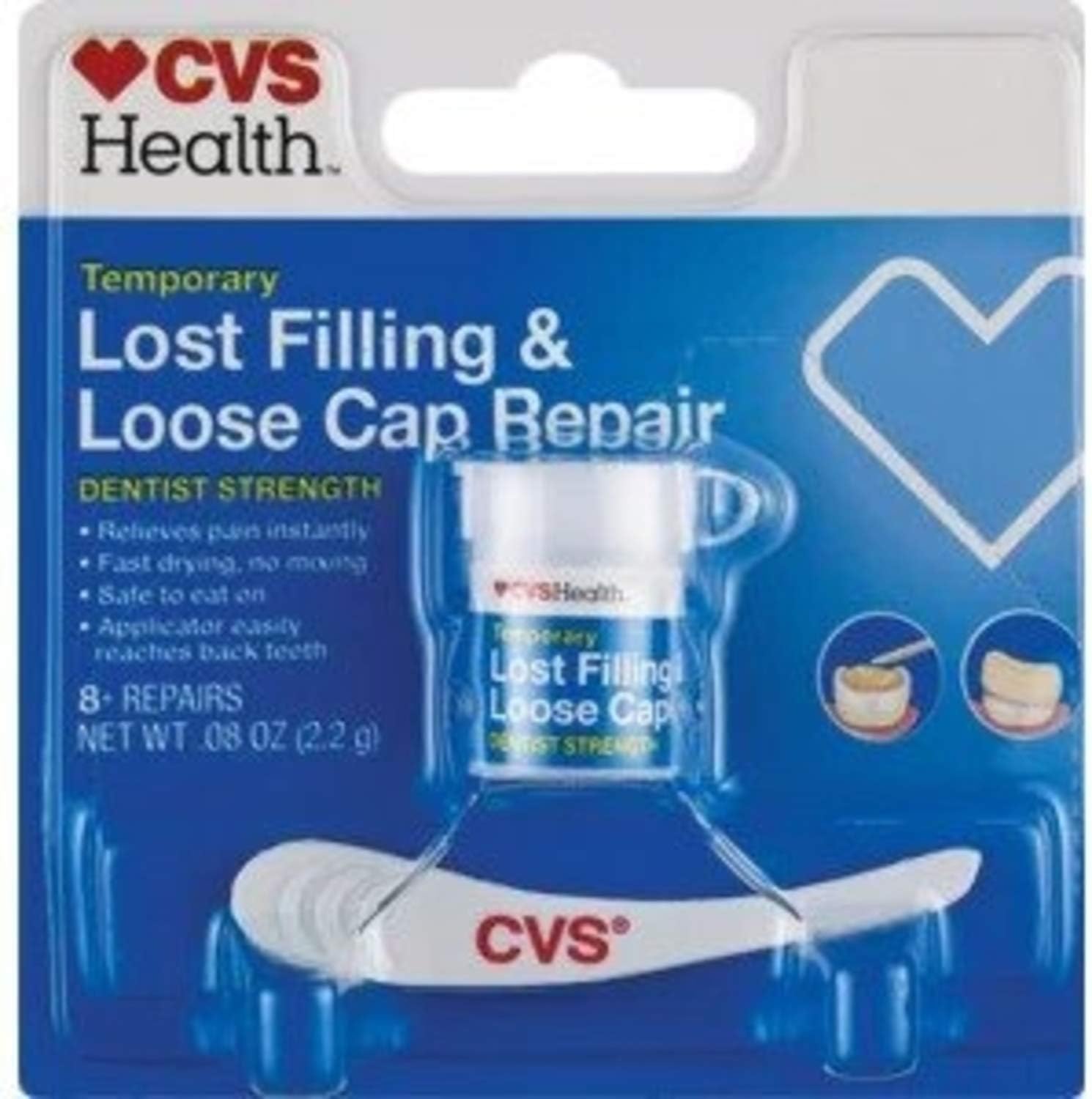 Temporary Lost Filling & Loose Cap Repair