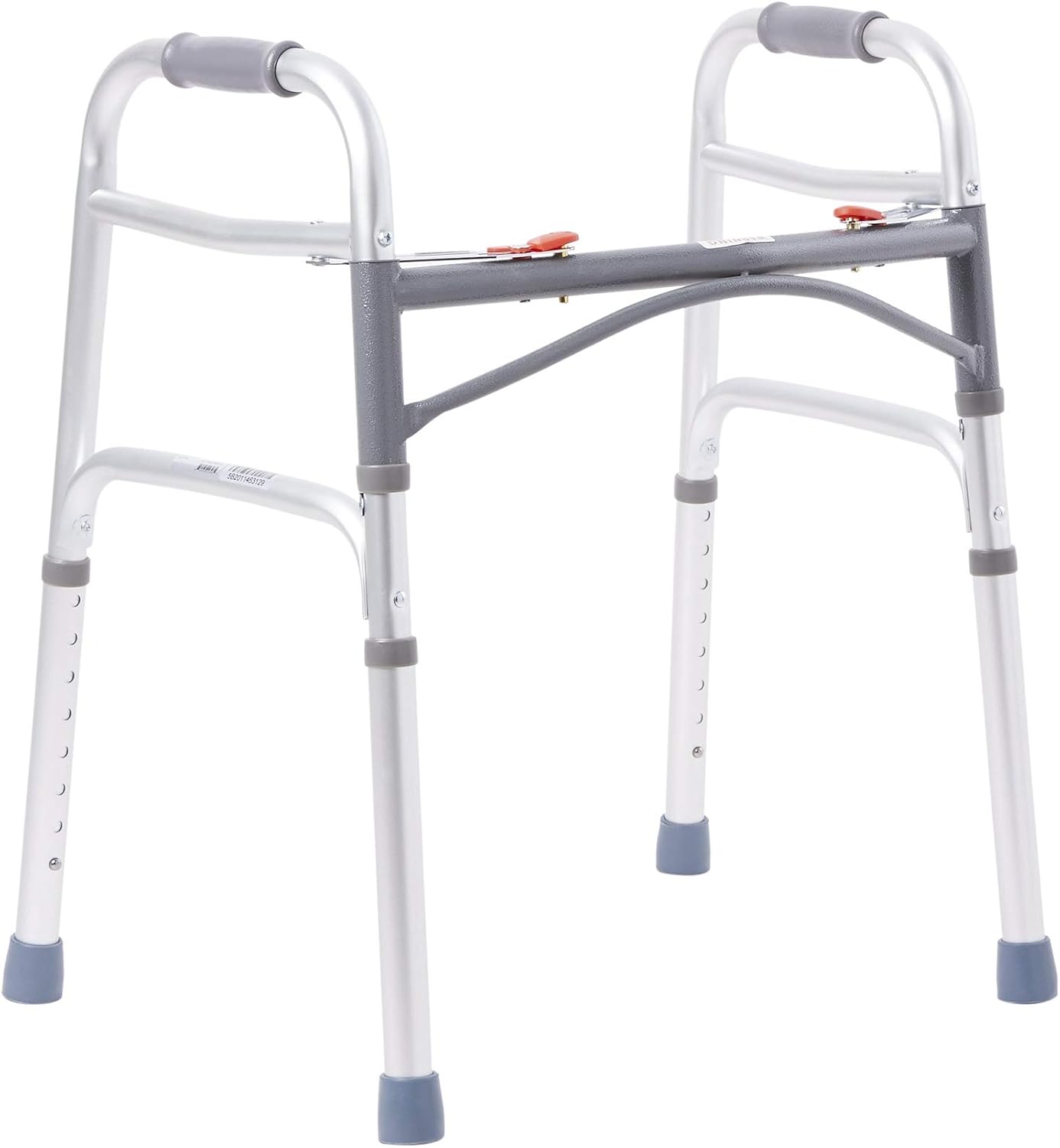 McKesson Junior Folding Walker for Children, Adjustable Aluminum Frame - Pediatric Medical Walking Aid - 350 lbs Weight Capacity, 1 Count