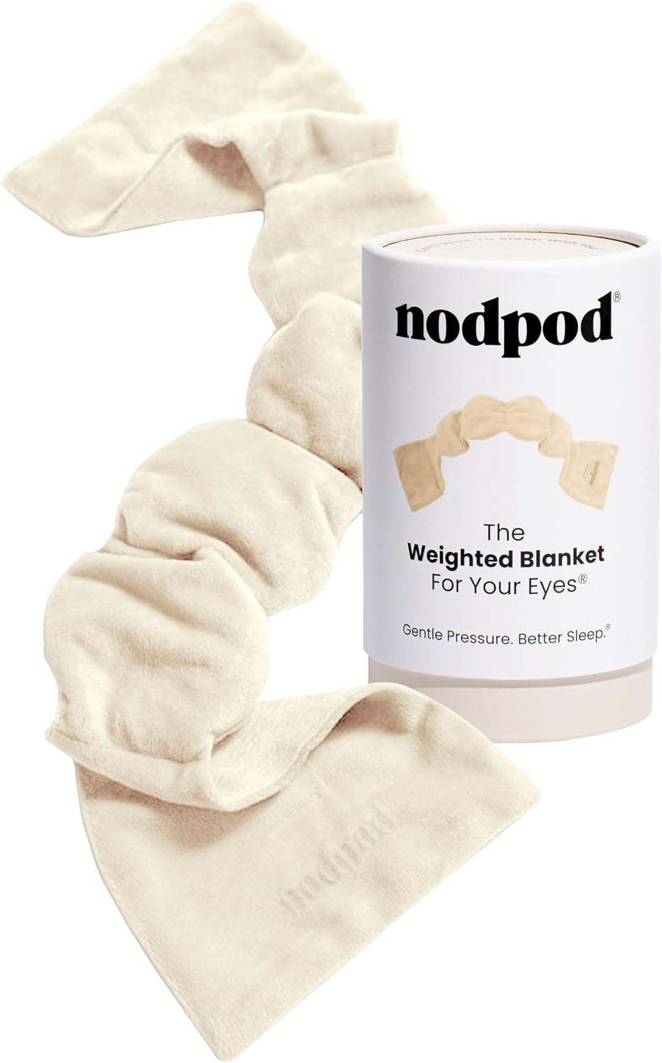 nodpod Patented Gentle Pressure Sleep Mask, Weighted Eye Mask