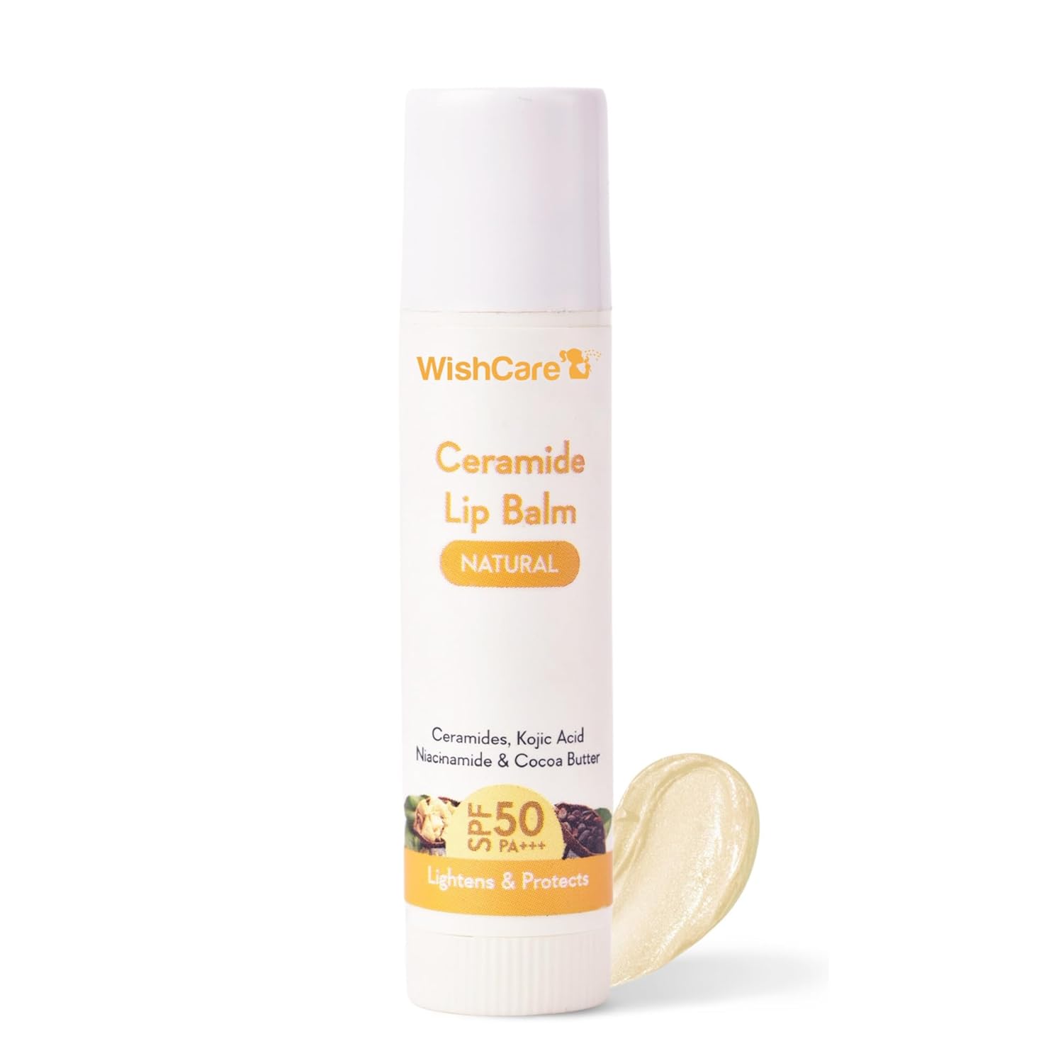 WishCare Lip Balm with SPF 50 PA+++ – Lip Care Balm with Niacinamide, For Women & Men, 5g
