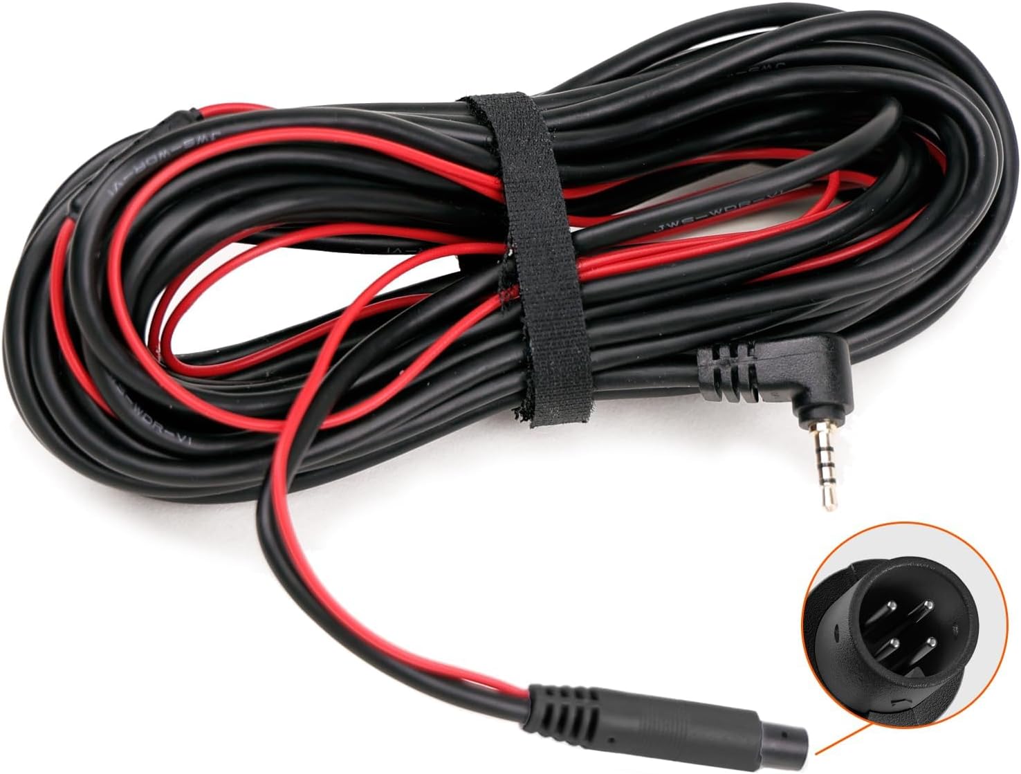 WOLFBOX G840S/G840H/G850/G900/G930 33Feet Rear Camera Longer Replacement Cable for Mirror Dash Cam with WDR