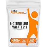 BulkSupplements.com L-Citrulline Malate 2:1 Powder - L Citrulline Malate Supplement, Citrulline Malate Powder - Unflavored & Gluten Free - 3g per Servings, 1kg (2.2 lbs) (Pack of 1)