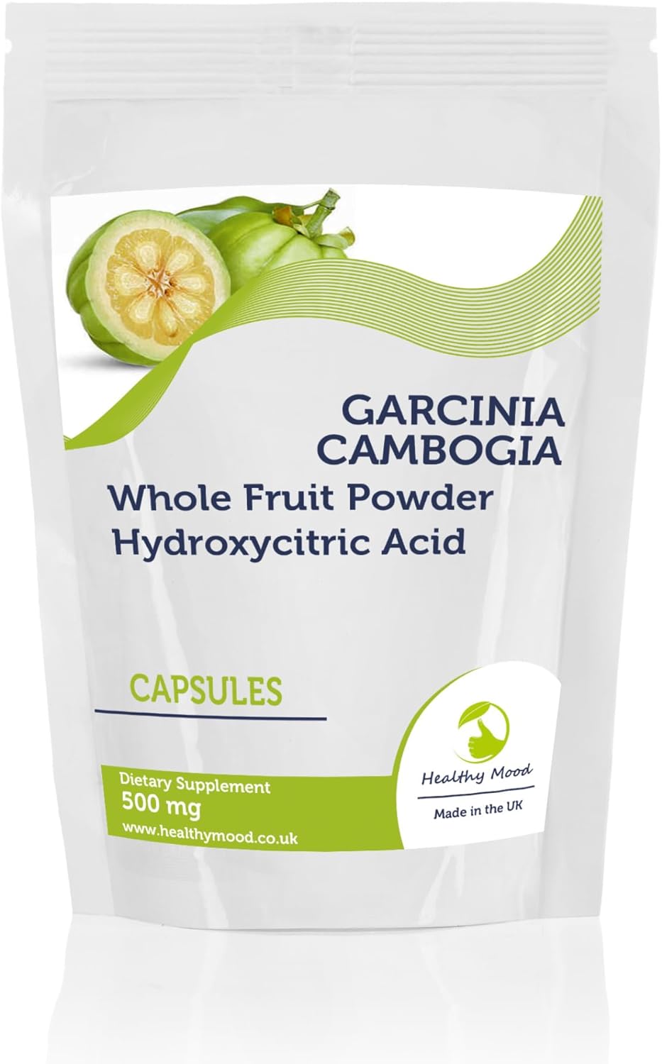 Garcinia Cambogia Whole Fruit Powder 500mg 90 Capsules - LetterBox Friendly UK Fast Delivery -Hydroxycitric Acid HCA Malabar Tamarind