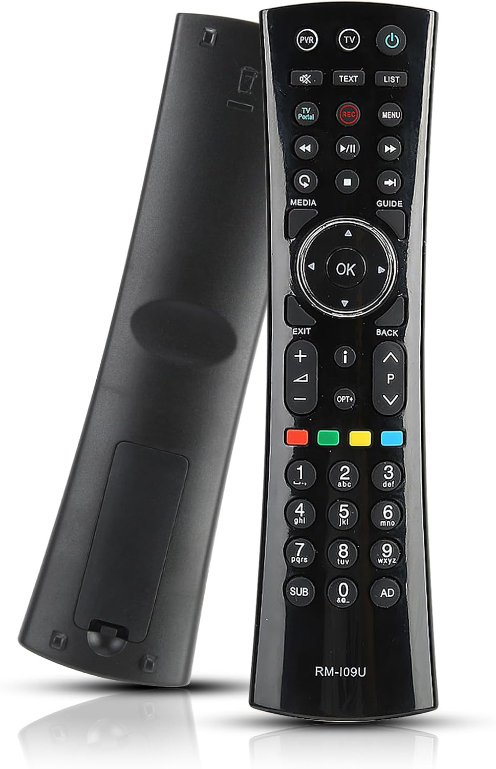 Dioche Remote Control for Humax RM-109u,46 Keys TV Control for HDR-2000T PVR ABS RMI09U Replacement Remote 10m Range