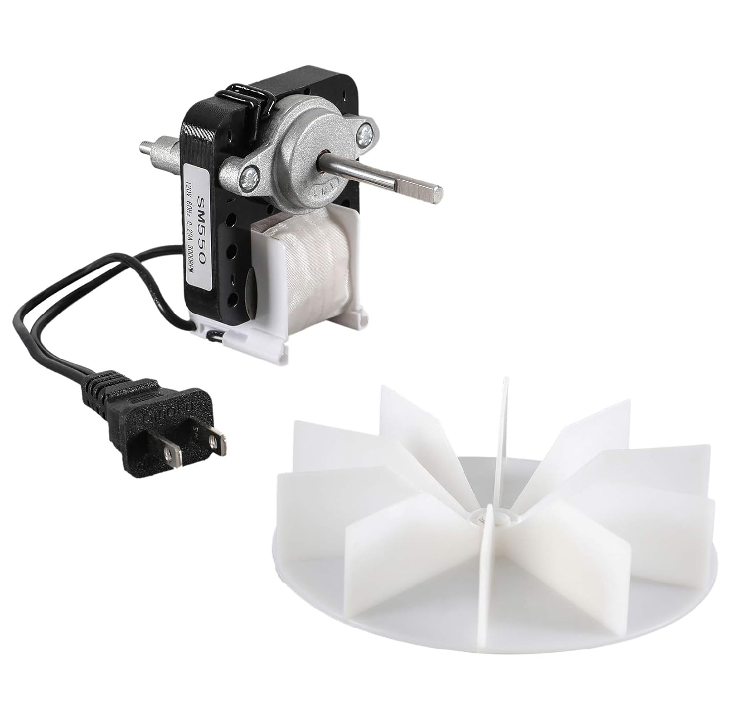 Universal Bathroom Vent Fan Motor Replacement Electric Motors Kit SM550 Compatible with Nutone Broan 50 CFM120V Replace C01575 65100 EM550 EM750