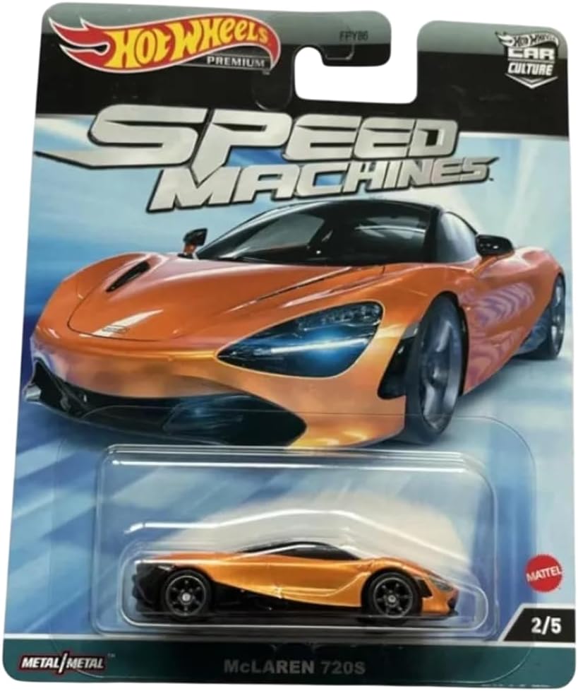 Hot Wheels Die Cast Model McLaren 720 S Car Culture Speed Machines - Scale 1:64 7 cm Premium HKC43