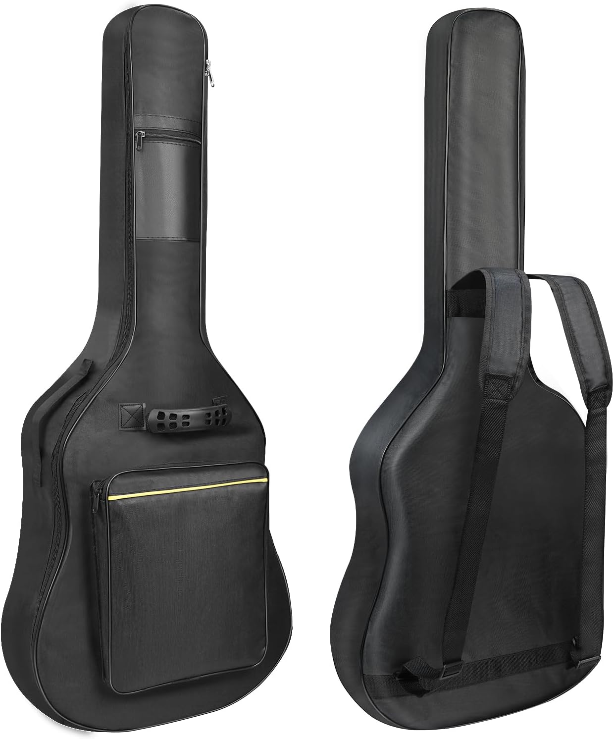 1/2/3 Pack Guitar Bags, 38 40 41 inch Electric Guitar Case, Waterproof Oxford Electric Guitar Gig Bag, Two Pockets, for Acoustic Classical Guitar, Ukulele, Bass Guitar(1 Pack)
