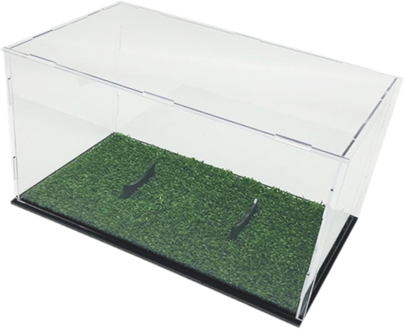 Baoblaze Acrylic Football Display Case 31.8x18x19cm Clear Football Showcase Rugby Ball Display Case Dustproof Football Storage Box Holder Collectibles Memorabilia Holder for Souvenir