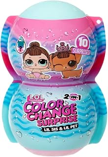 L.O.L. Surprise! Me & My Lil Sis & Lil Pet Color Change Surprise™ with 10 Surprises - Great Gift for Kids Ages 4+