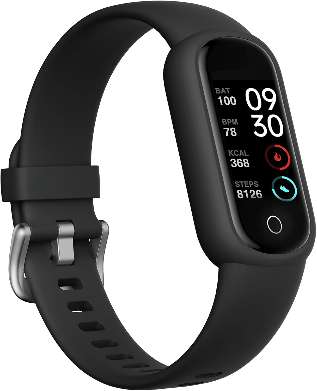 Fitness Tracker Watch with Sleep Tracker/IP68 Waterproof, Activity Tracker with Pedometer Step Counter, Health Watch for Women Men with 14 Sports Compatible Android iOS, Black