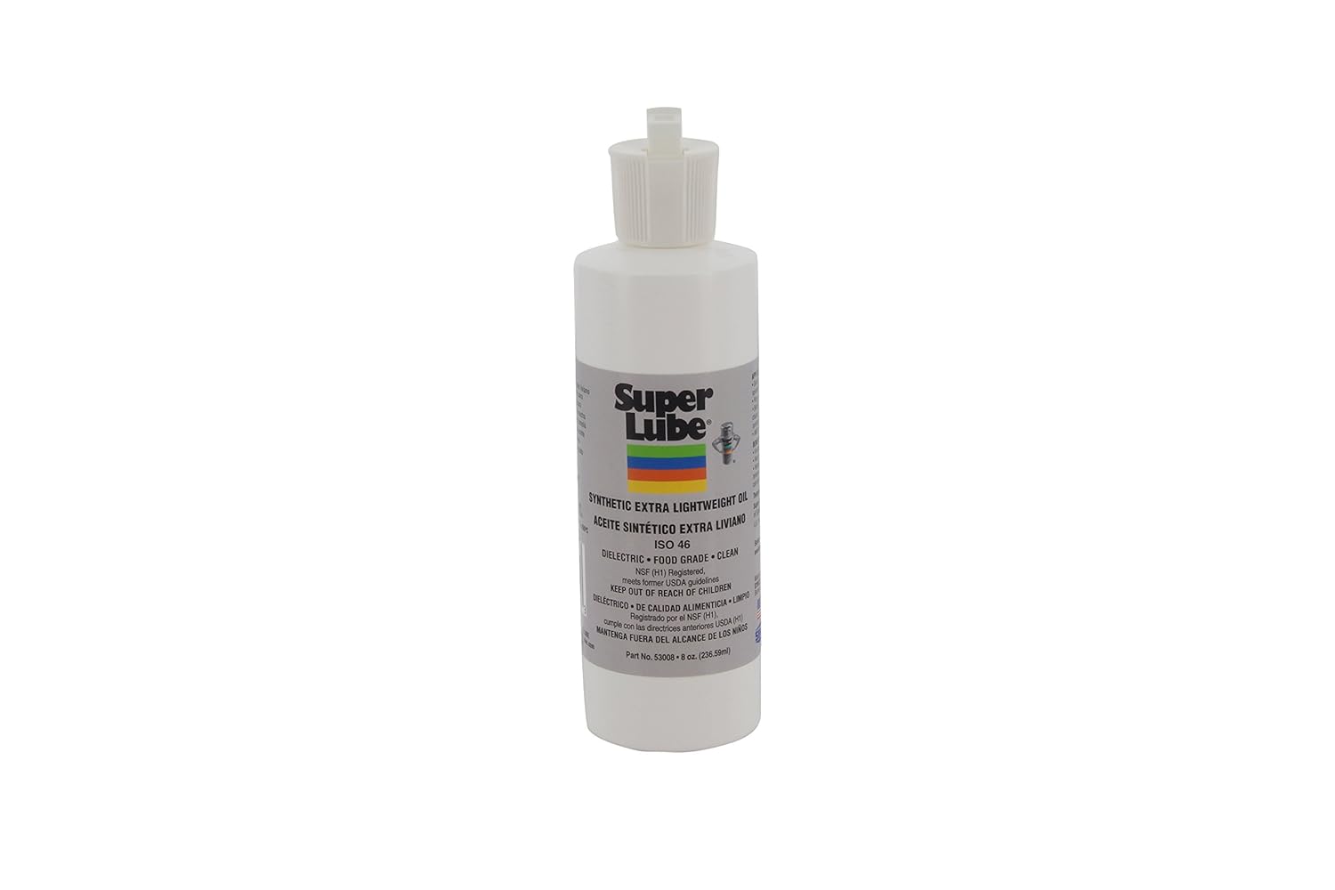 Super Lube 53008 Synthetic Extra Lightweight Oil ISO 46, Translucent