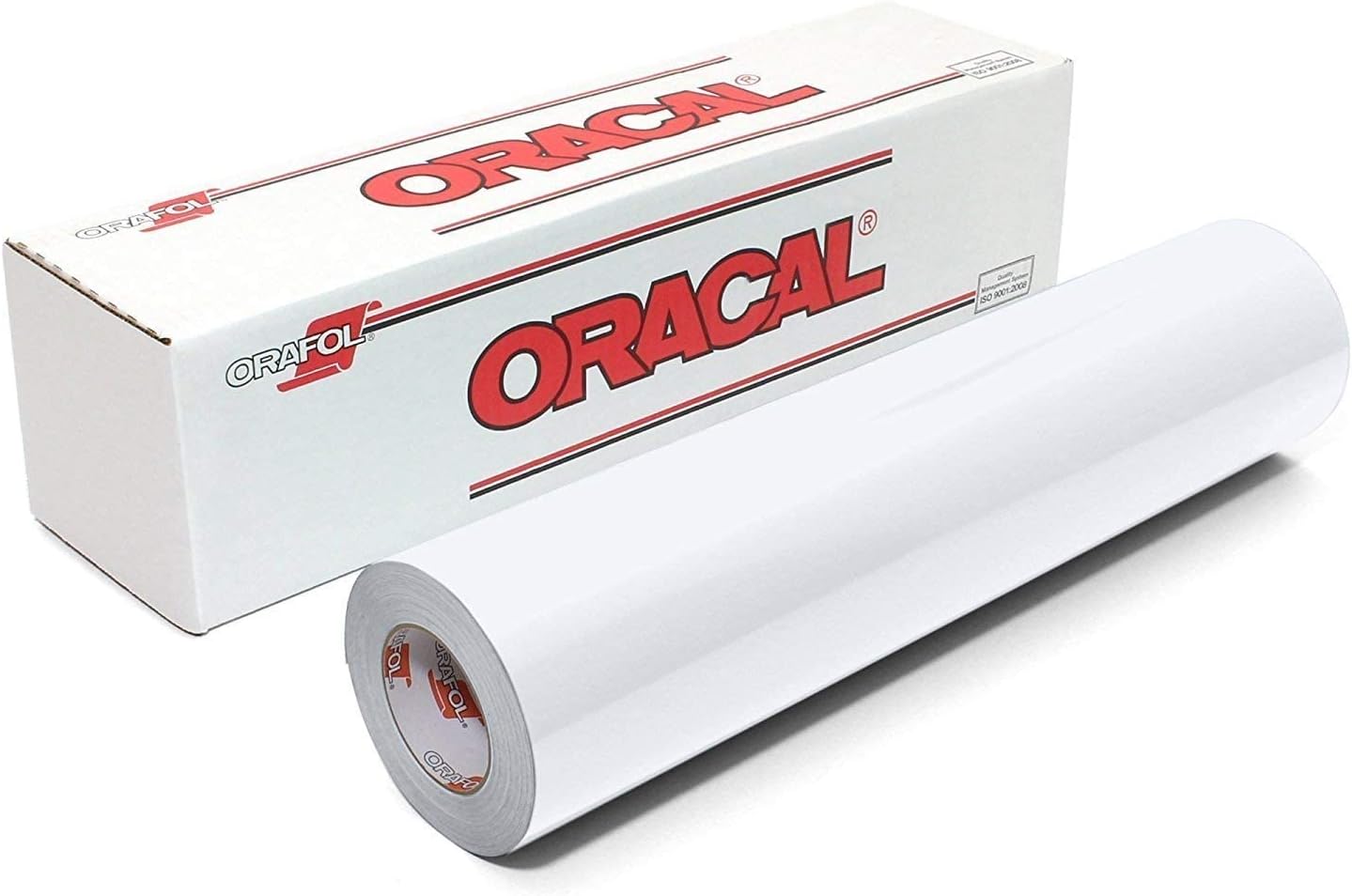 ORACAL 651 Matte White Finish Vinyl Roll – Durable Vinyl for DIY Projects & Sign Making, (12" x 15ft)