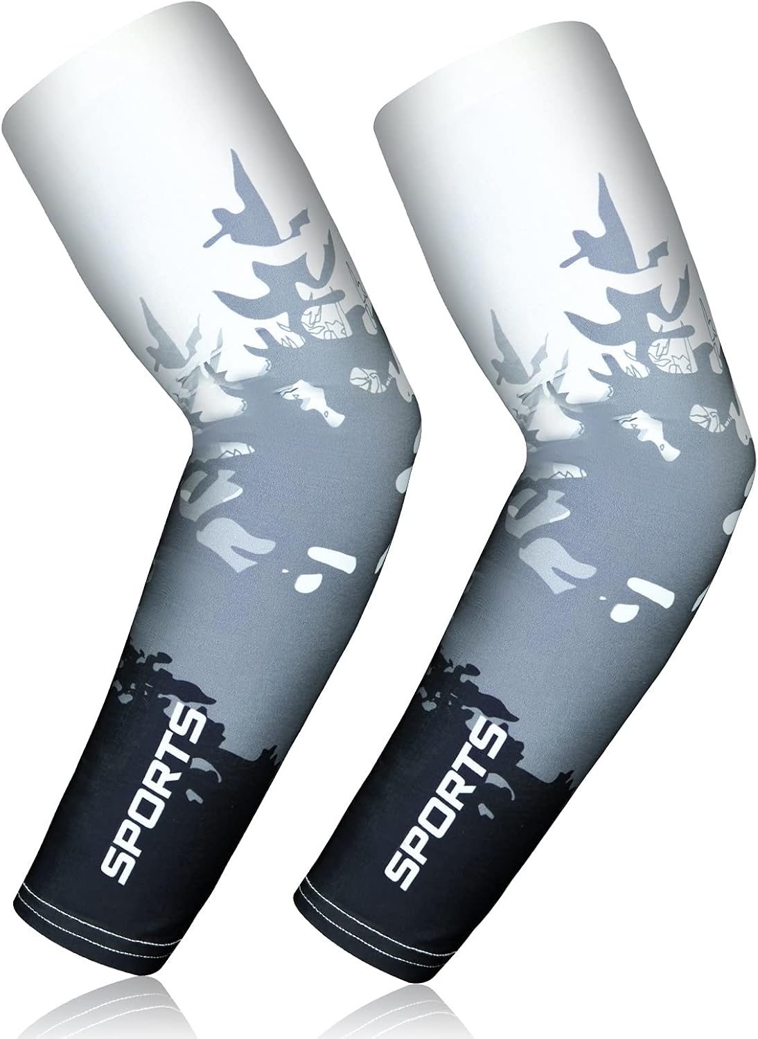 flintronic Cooling Arm Sleeves,UV Protection Ice Sleeves,Moisture Wicking Gloves to Cover Arm for Driving Cycling Golf Basketball Warmer Cooling Arm Sleeves UPF 50