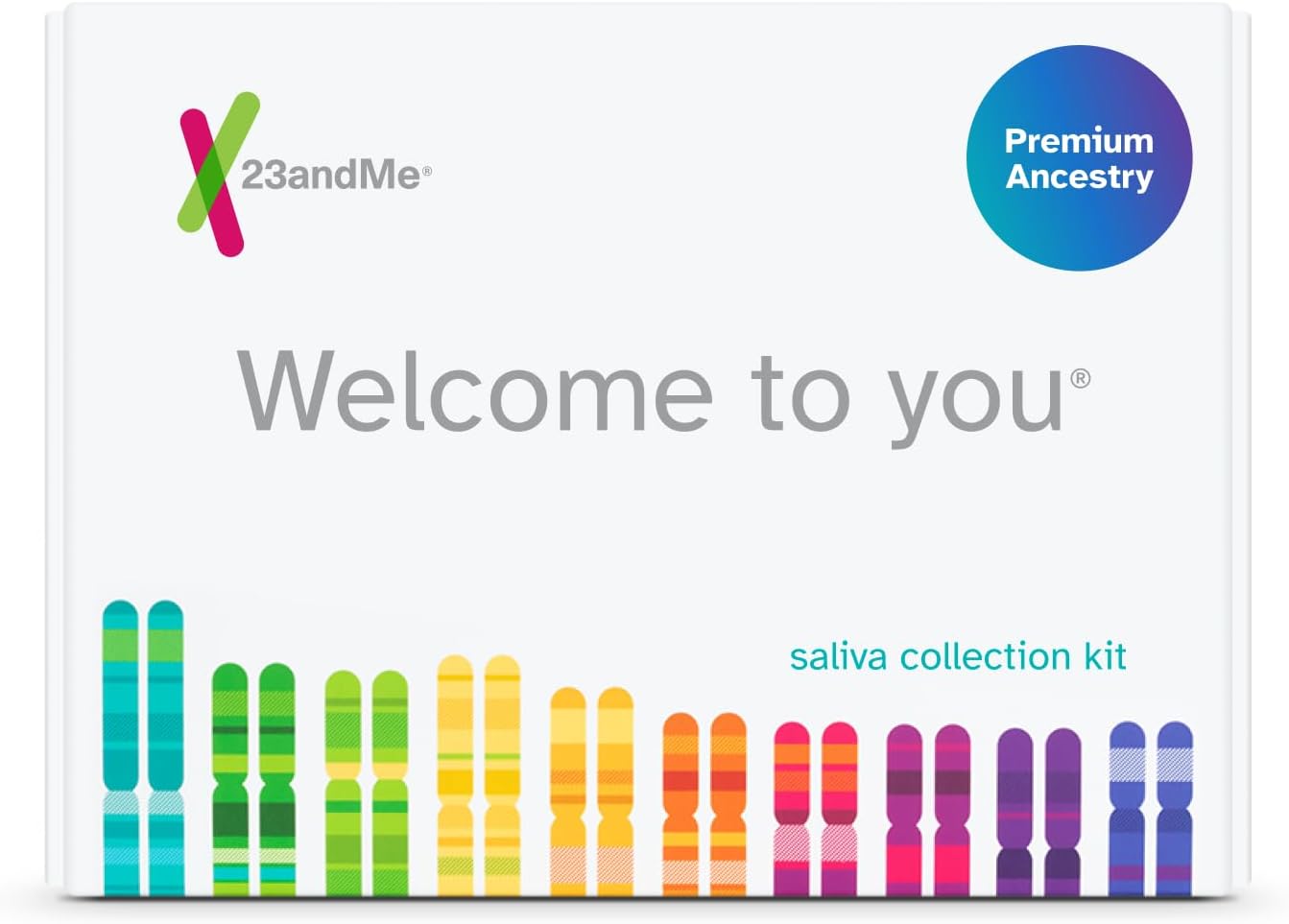 23andMe Premium Ancestry Personal DNA Test Kit | Advanced DNA relatives, ancestry composition, origins lineage with historical matches, family tree builder, 1-year membership