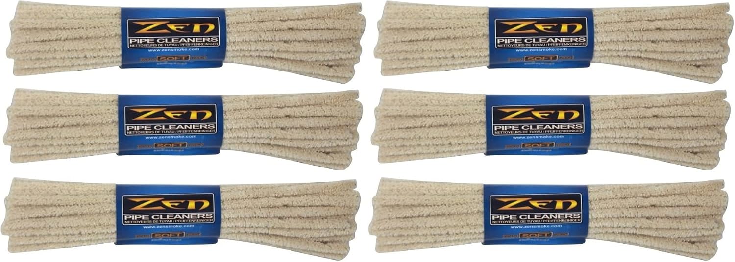 6 Bundles Zen Pipe Cleaners - Soft - 264 Count