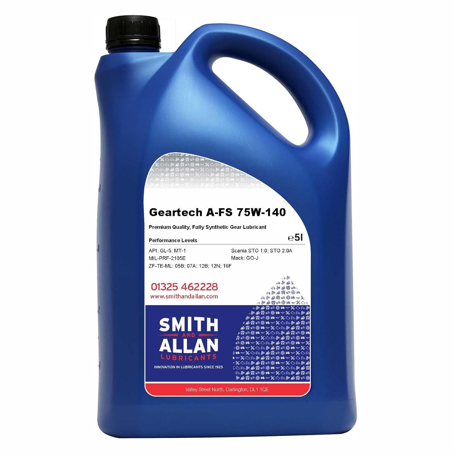 75W-140 Fully Synthetic FS Gear Oil Differential Diff Axle API GL-5 5 Litre 5L