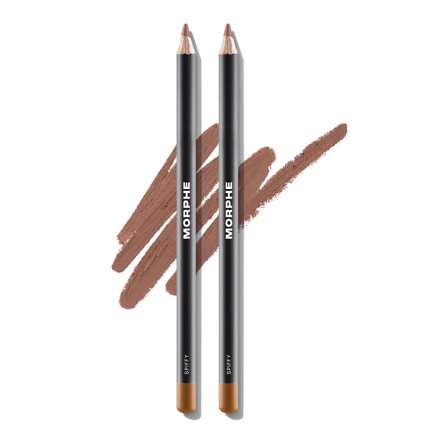 Morphe Color Pencil Bundle - Cream Lip Liner Pencil with a Zero-Tugging Formula - Effortlessly Lines, Defines & Shapes Lips - Spiffy (2 Count)