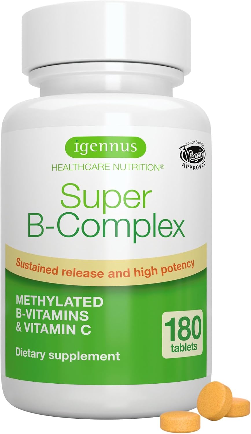 Igennus High Absorption Super B-Complex Methylated & Active B Vitamins