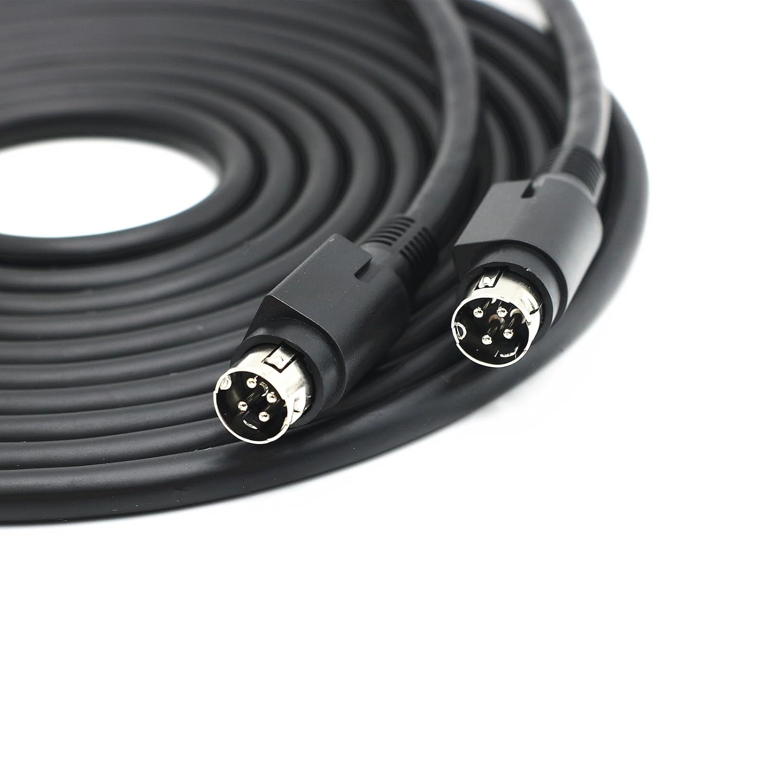 Compatible with HiVi-Swan D100 & Edifier R1700BT Master-Slave Speaker Link Cable, 4-Pin High-Flexibility Pure Copper Audio Cable, Dual-Shielded Interconnect Wire – Lossless Audio Transmission (4.92ft)