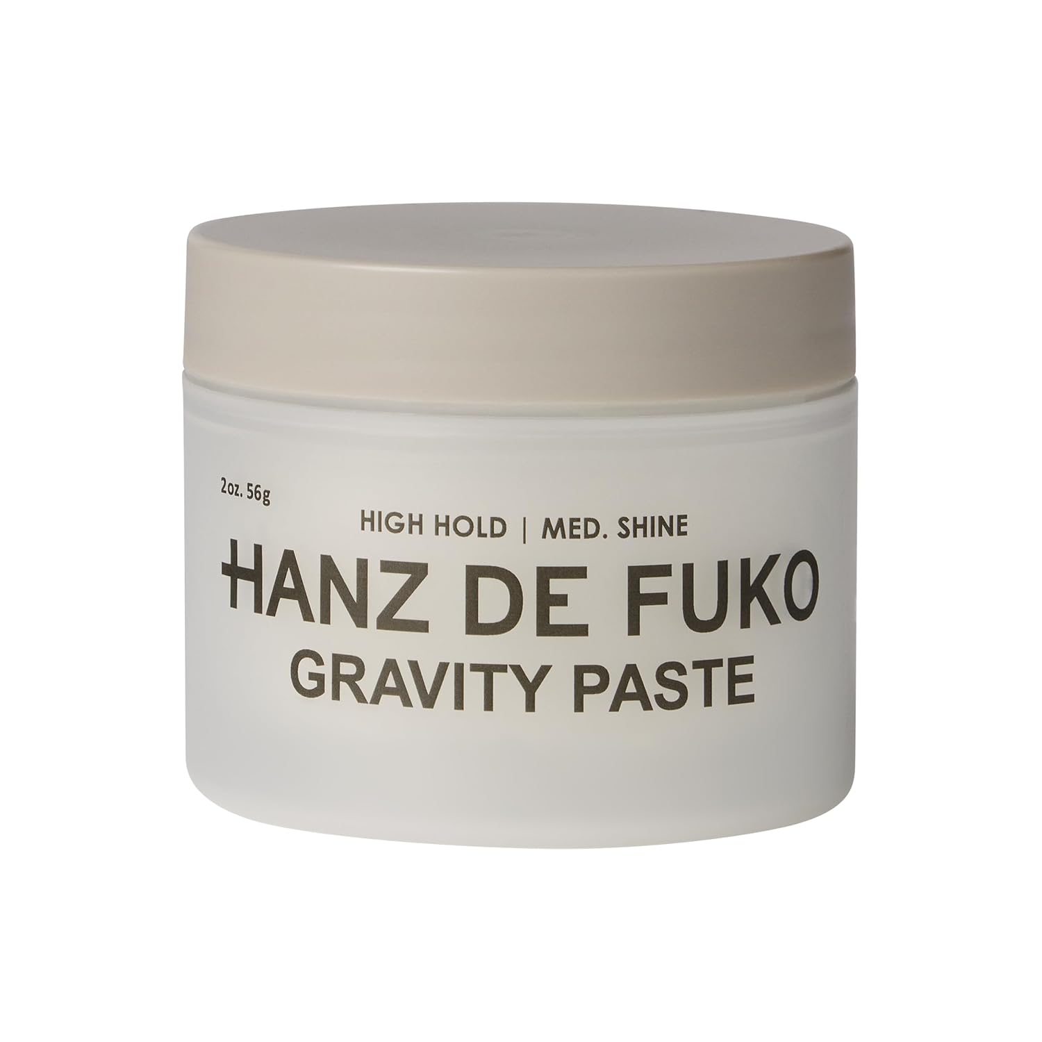 Hanz de Fuko Gravity Paste – Premium Men’s Hair Styling Paste for a High Hold, Medium Shine Finish – Super-Grip Technology for Any Hairstyle Imaginable, Works for All Hair Types – 2 oz, Travel Size
