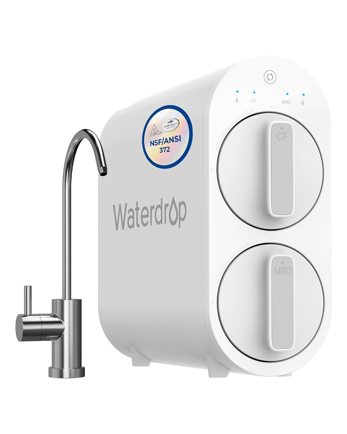 Waterdrop G2 Reverse Osmosis System, 400 GPD Tankless RO Water Filtration