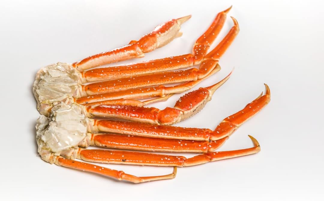 London Grocery Frozen Cooked Snow Crab Clusters, Approx. 10 kg Catchweight Box, Around 14 Clusters, Each with 3 Legs and 1 Claw